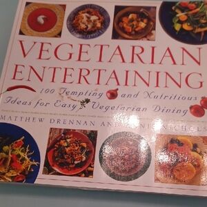Vegetarian Entertaining Cookbook - White Cover